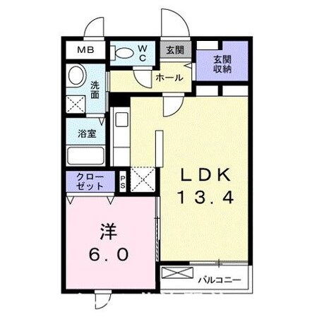 グランシェーネの物件間取画像